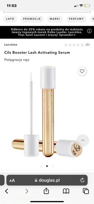 Serum do rzęs LANCOME Cils Booster - rewitalizujące serum.