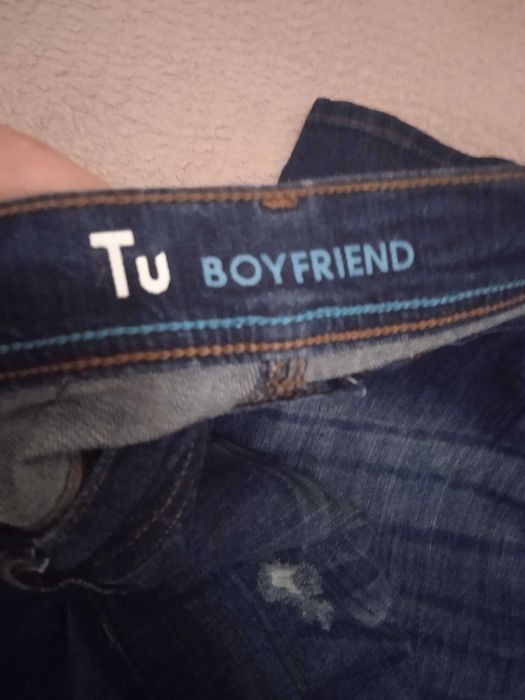 Суперовые джинсы TU бойфренд батал ПОТ  52, тянутся до 56 сост. новых