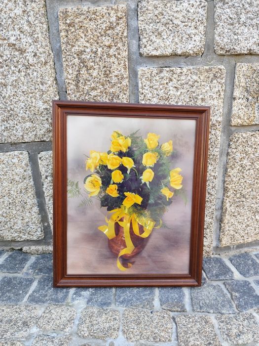 Quadro florido/ flores  novo