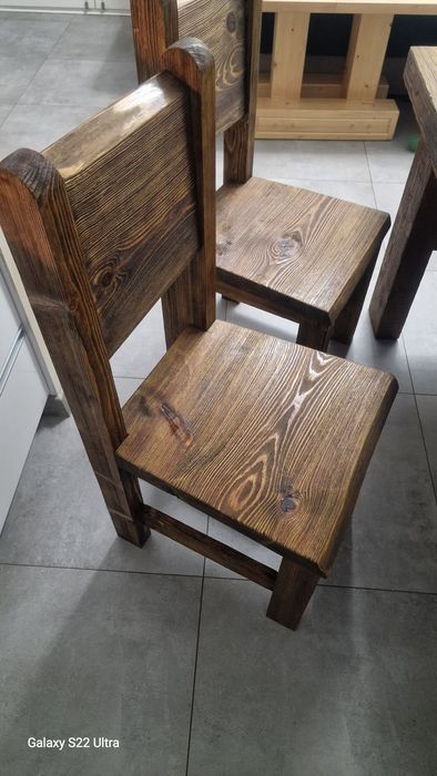 Stół + krzesła *lite drewno