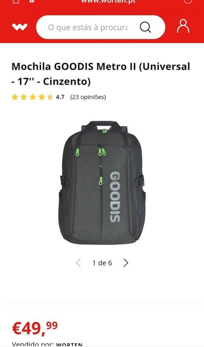 Mochila GOODIS para portátil NOVA