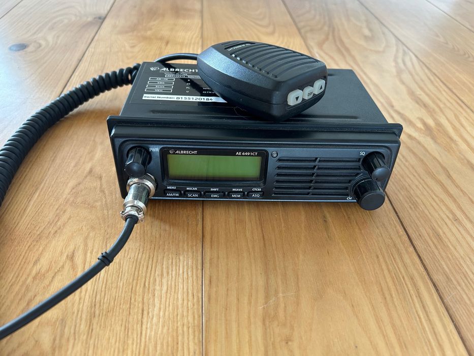 CB Radio Albrecht AE 6491 CT, stan perfekcyjny