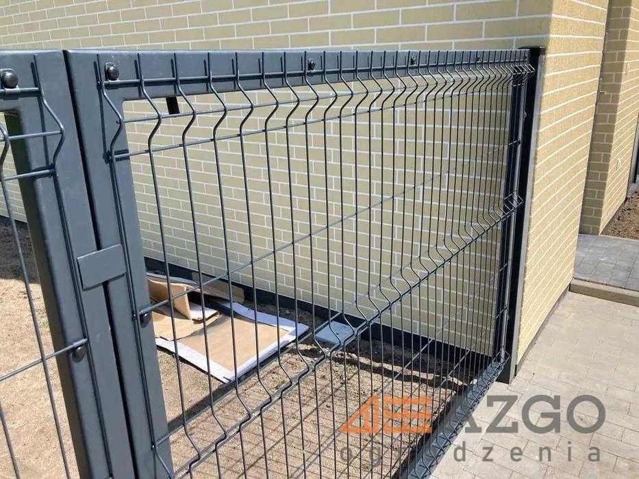 Brama dwuskrzydłowa 3m 4m 5m 6m 7m 8m z furtką panele panelowa FI 4 5