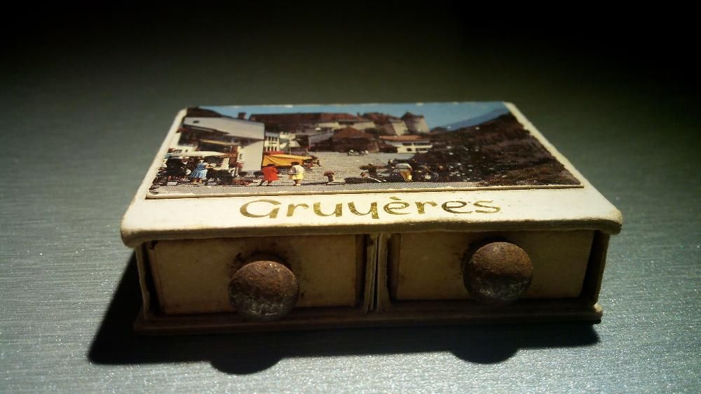 Caixa de fósforos Gruyères - Antiguidade rara
