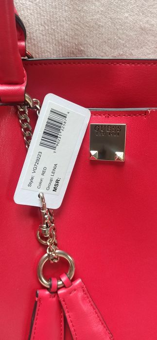 Guess czerwona torebka.