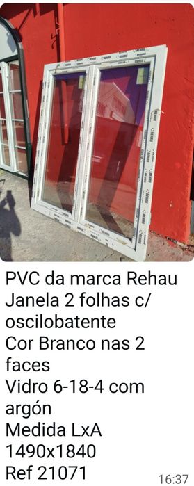 Janelas de pvc Rehau