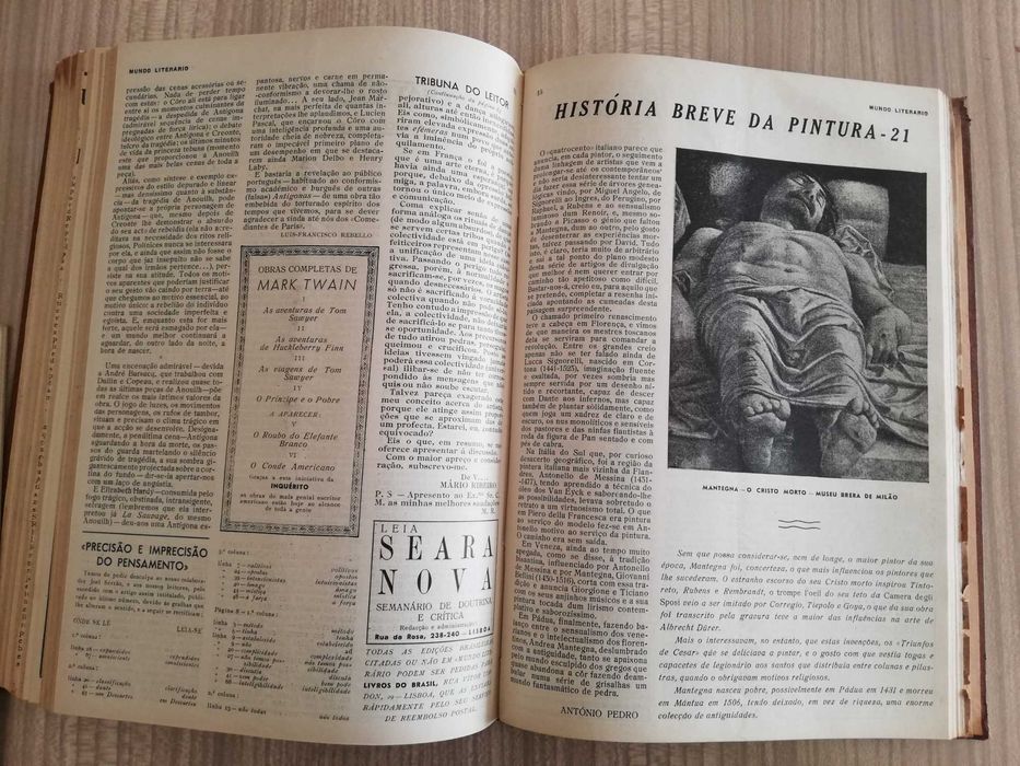 Mundo Literário 1946 – Volume completo nº 1–34