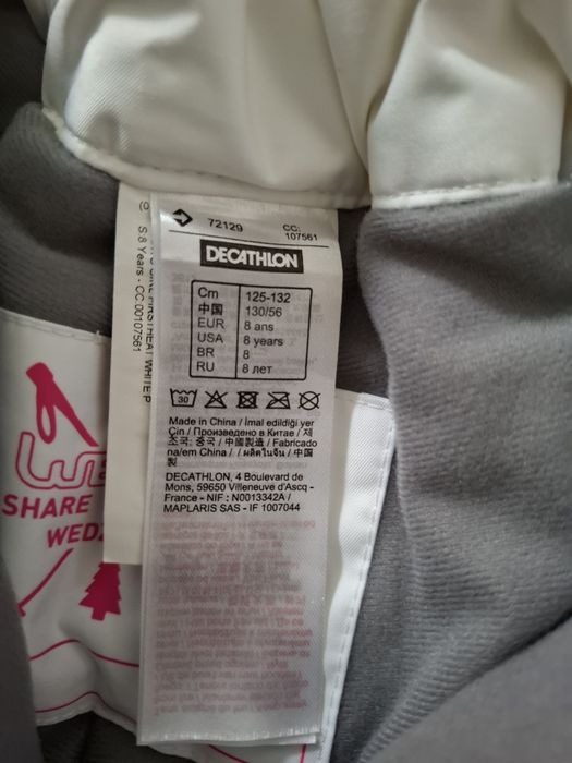 Calças Neve - 8 anos