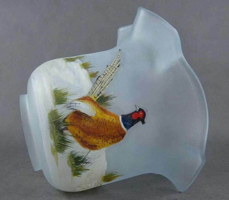 TULIPAN klosz BAŻANT myślistwo LAMPA NAFTOWA 8,7 cm