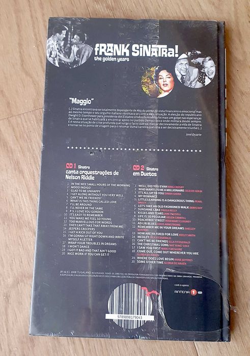 CD duplo Frank Sinatra, novo selado.