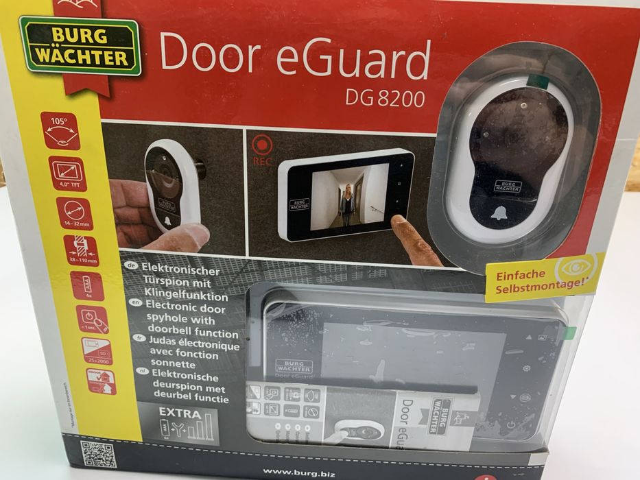 Cyfrowy wizjer drzwiowy Burg-Wachter DG 8200