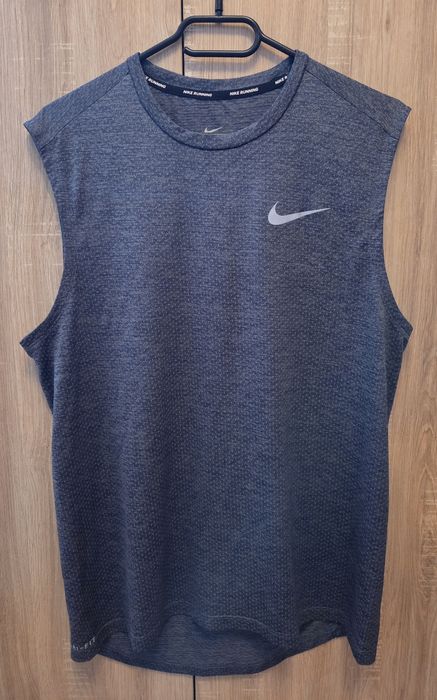 Koszulka treningowa męska nike running r. M granatowa