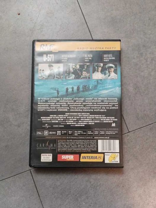 Płyta DVD ,,U-571 prawda leży na dnie oceanu " film