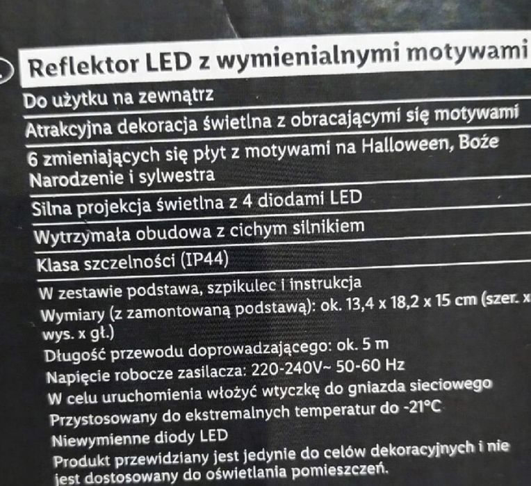 Reflektor LED LivarnoHome Halloween