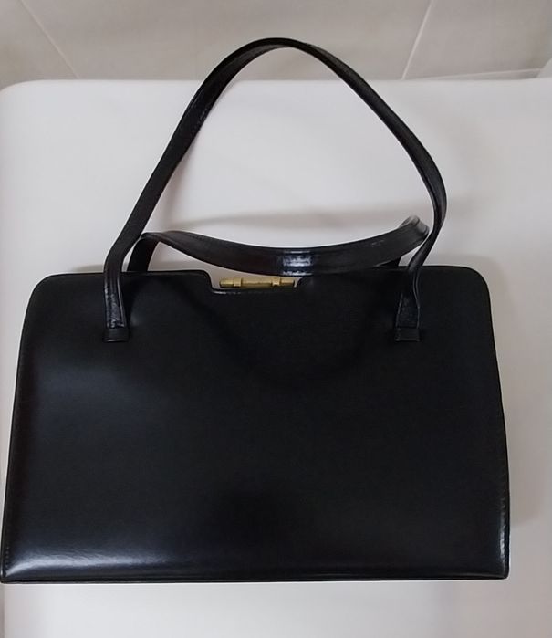 Mala de senhora vintage em couro