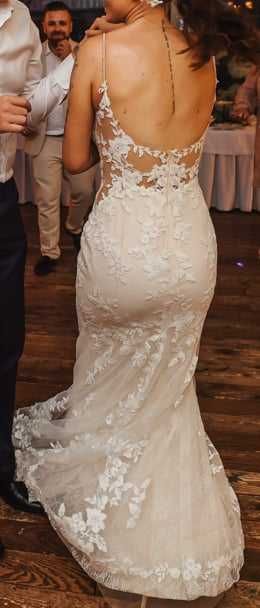 Suknia ślubna koronkowa rybka Anna Sposa