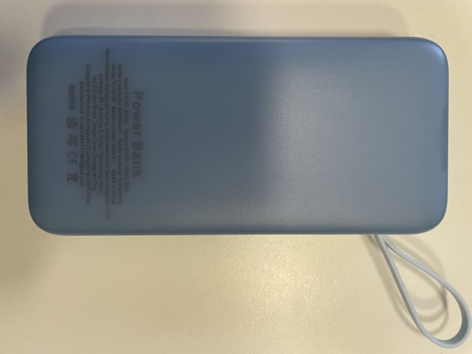 Павербанк Power Bank 20000mAh з LED-дисплеєм та подвійним виходом