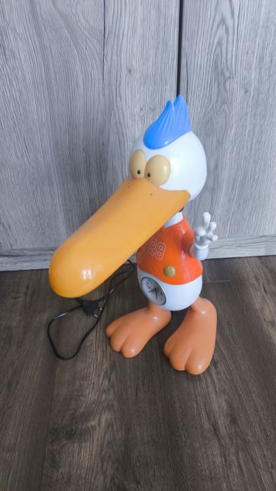 Lampka biurowa kaczor z budzikiem