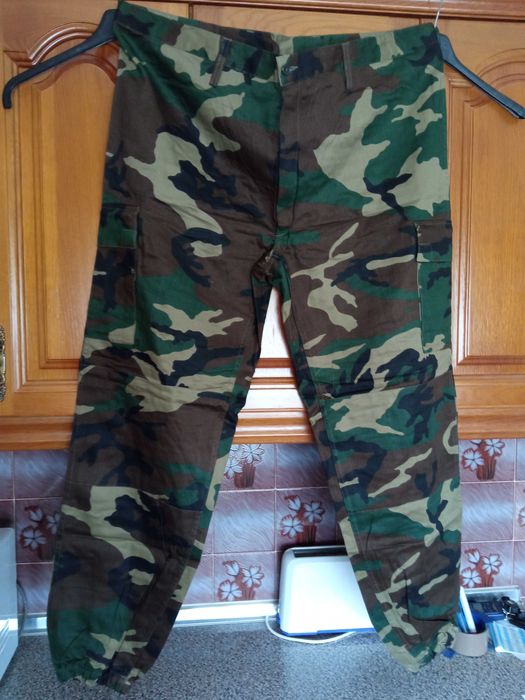 Farda militar de combate Exército Italiano camuflado Woodland Roma 90
