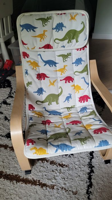 Fotelik Poang ikea dzieciecy