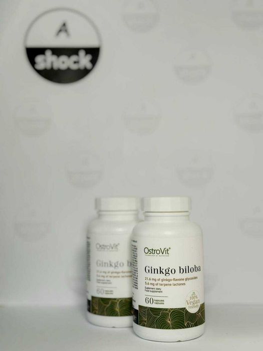 OstroVit Ginkgo Biloba (60 капсул.) - гинкго билоба, витамины минералы