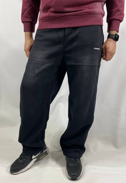 Мужские штаны зимние на флисе коттон