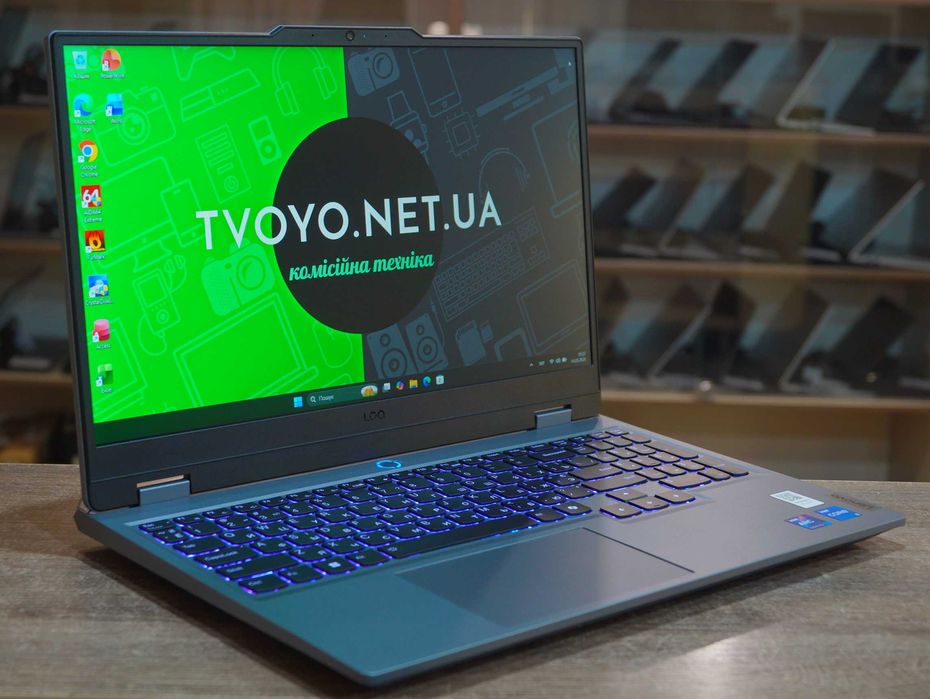 ГАРАНТІЯ Lenovo LOQ (144Гц /Core i5-12450H/RAM 16ГБ/SSD 512ГБ/Intel Arc A530M 4ГБ)TVOYO