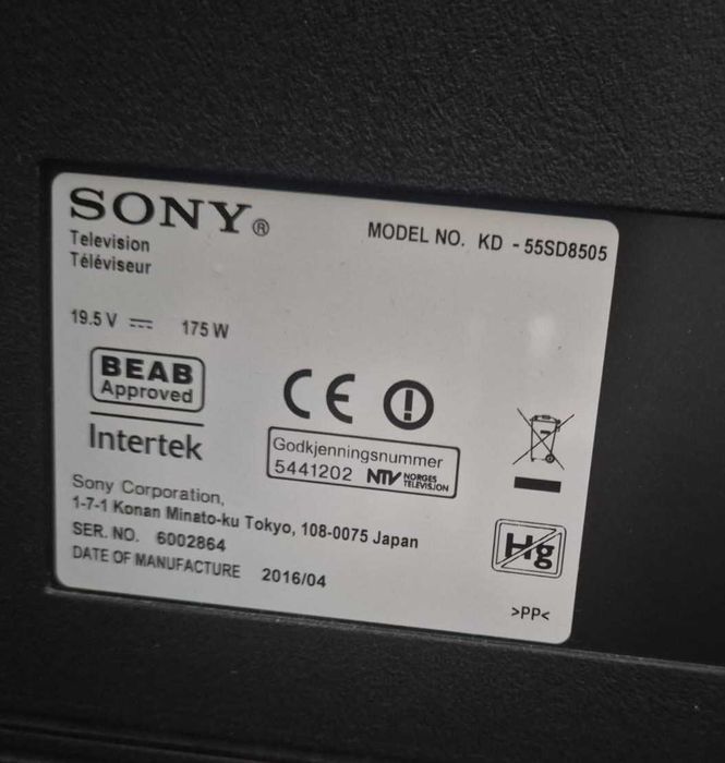 Telewizor Sony KD-55SD8505