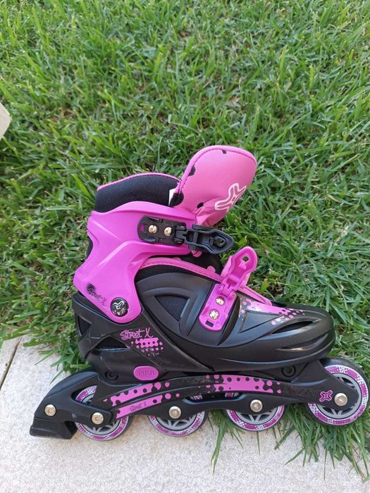 Patins em linha ajustáveis
