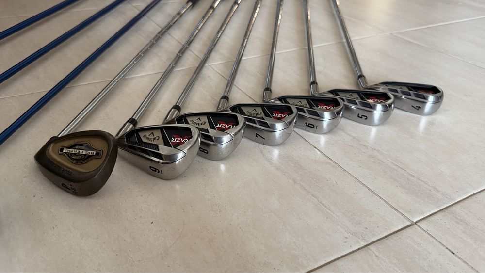 Callaway RAZR set Ferros + Drive e Madeiras King Cobra