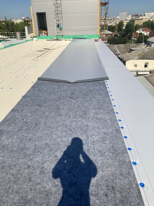 Монтаж кровли и фасада