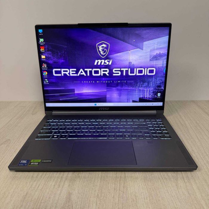 MSI Creator 16 AI Studio A1VIG 4K 120Hz Ultra 9 185H 32GB DDR5 SSD 1TB NVMe RTX 4090