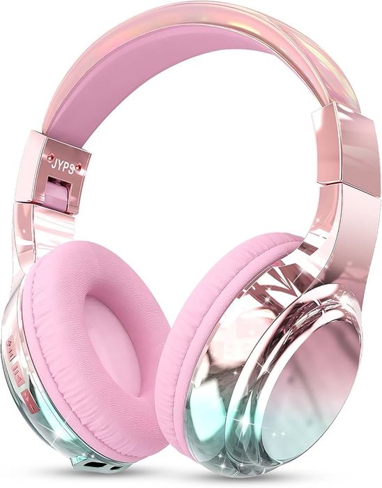 Słuchawki bluetooth jyps dla dzieci różowe
