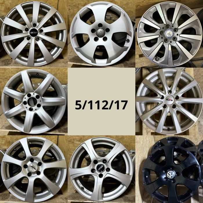 Диски 5x98, 5x100, 5x108, 5x110, 5x112, 5x114.3, 5x120, 5x130, 6x139.7