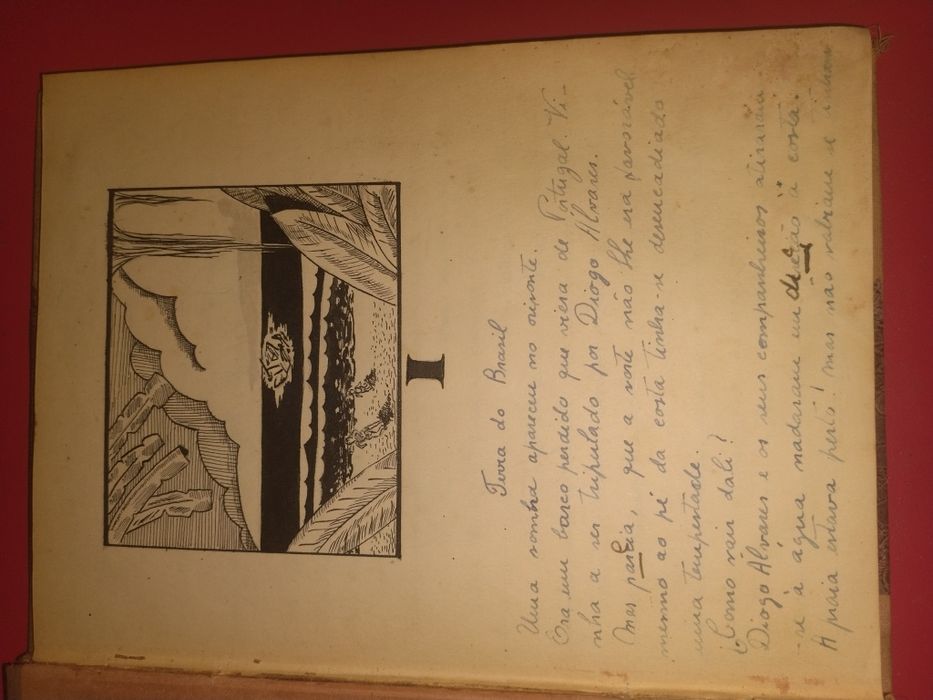 Livro "O Caramuru" - João de Barros (Edição Caligráfica Rara)