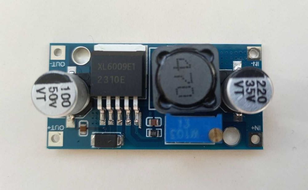 XL6009 повышающий стабилизатор напряжения ток до 4 А выход до 35 В