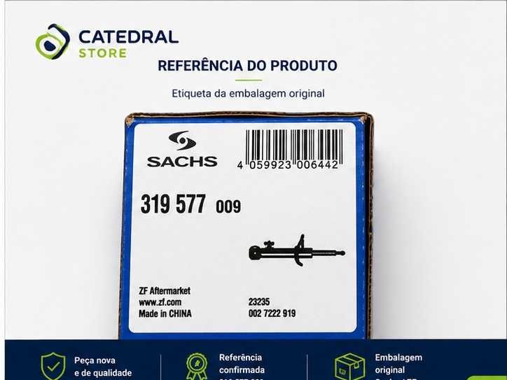 Amortecedores Traseiros Sachs Smart Fortwo 451 - Novos (Par)