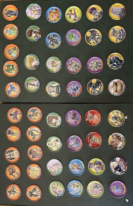 Yu-Gi-Oh! metal tazos Yu Gi Oh coleção