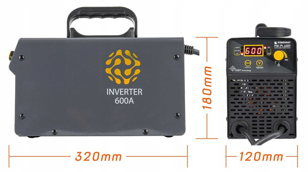 Prostownik AKUMULATOROWY Inwertorowy z Rozruchem 600A 12/24 V