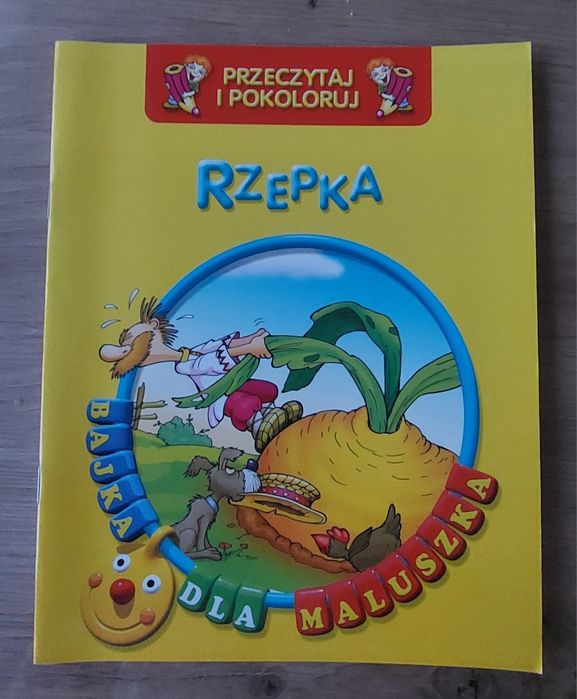 Rzepka przeczytaj i pokoloruj