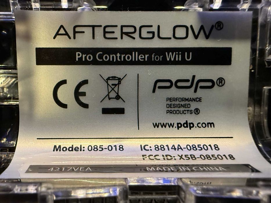 Comando Wii U - PDP Afterglow Pro (c/ Iluminação LED) - Wireless