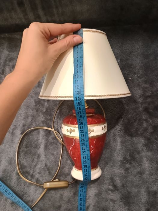 Lampka stołowa ceramiczna włoska