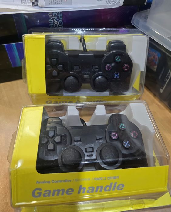 2x comandos PlayStation 2 PS2 novos em caixa