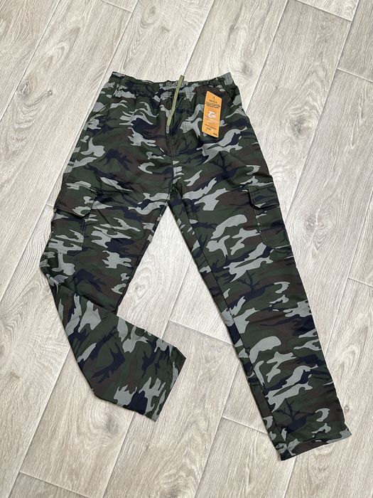 Камуфляжні штани плащовка з кишенями брюки мілітарі 50 52 54 56 58