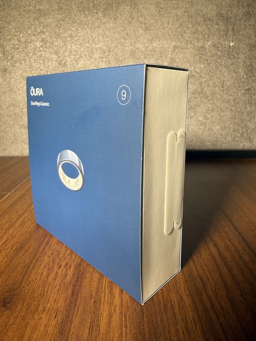 Смарт-кільце Oura Ring 4 Silver / Gold / Ceramic Midnight Size 9-10