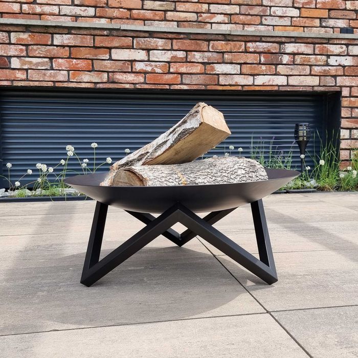 Palenisko ogrodowe NA PREZENT 80 cm Stal 3mm Grill ognisko żaroodporne