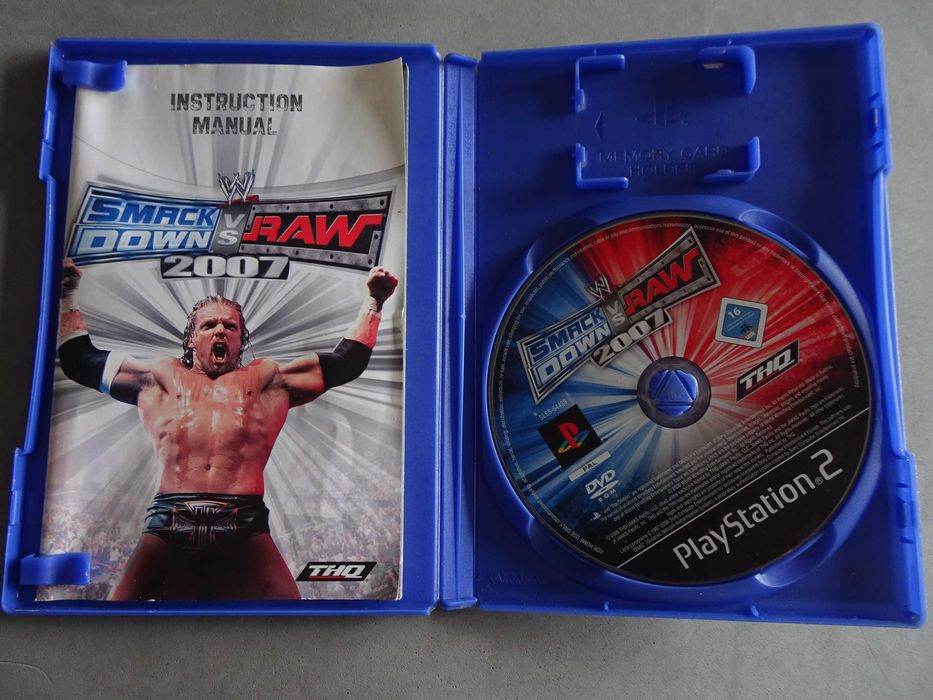 Jogo Playstation 2 PS2 - Smack Down VS Raw 2007