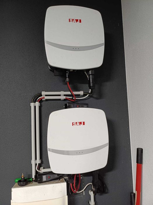Sistema Fotovoltaico usado 3Kw da SAJ (Inversor + Paineis)