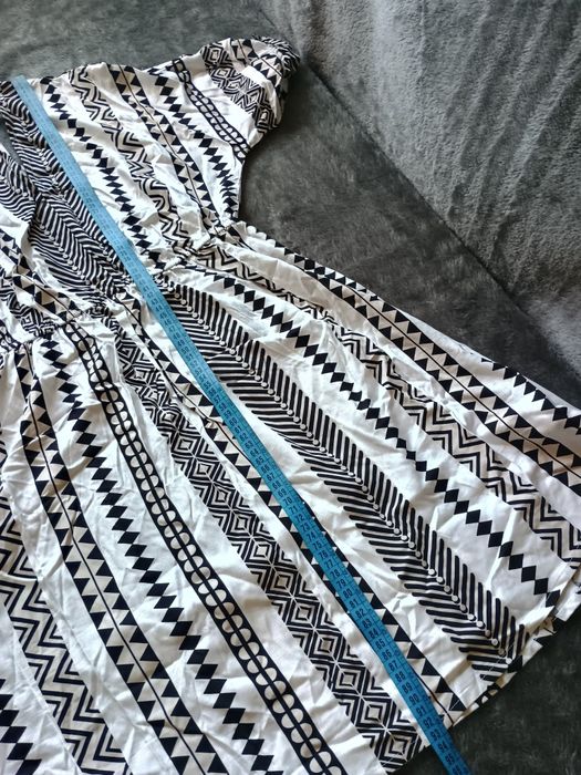 Letnia sukienka z wiskozy boho Rainbow
