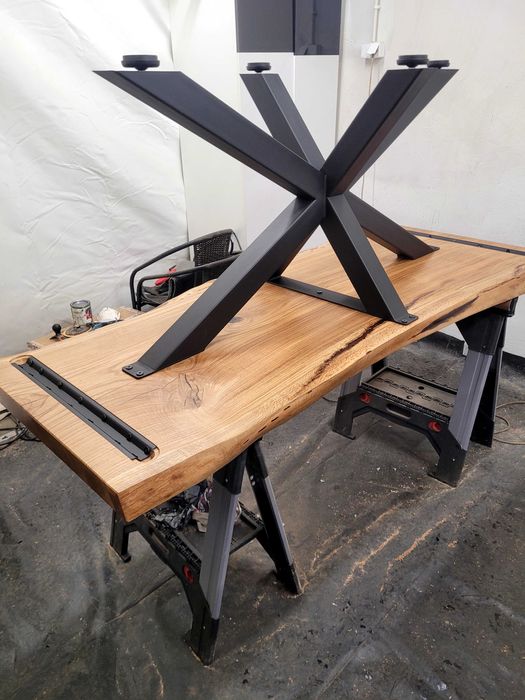 Stół dębowy z monolitu